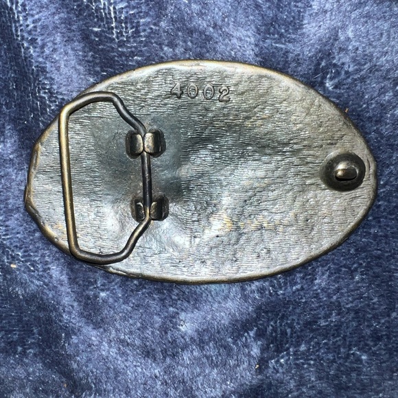 Vintage 1970’s Blushing Melons Fresh and Luscious Belt Buckle - Picture 4 of 4